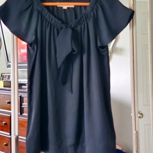 Loft black blouse xs